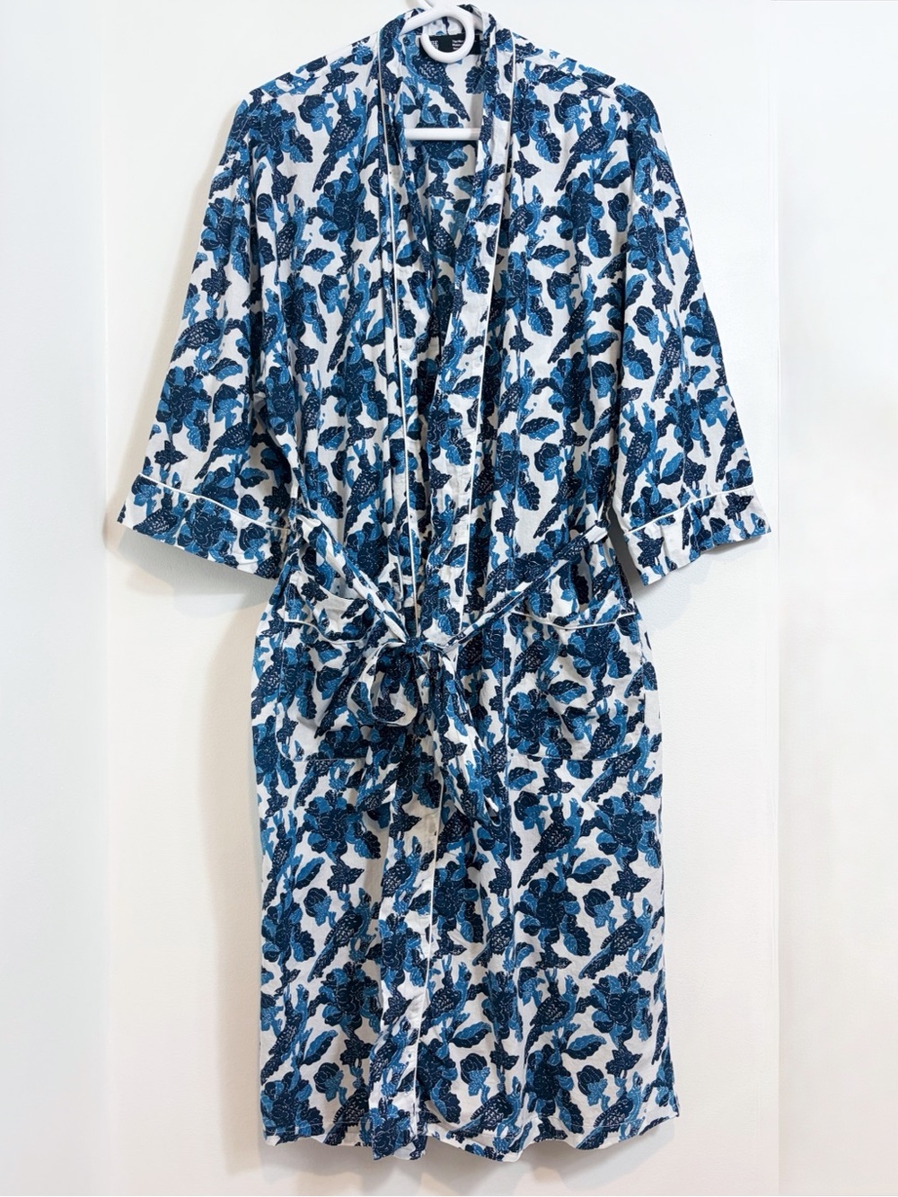 The Metropolitan Museum Of Art New York Cotton Kimono Belted Robe